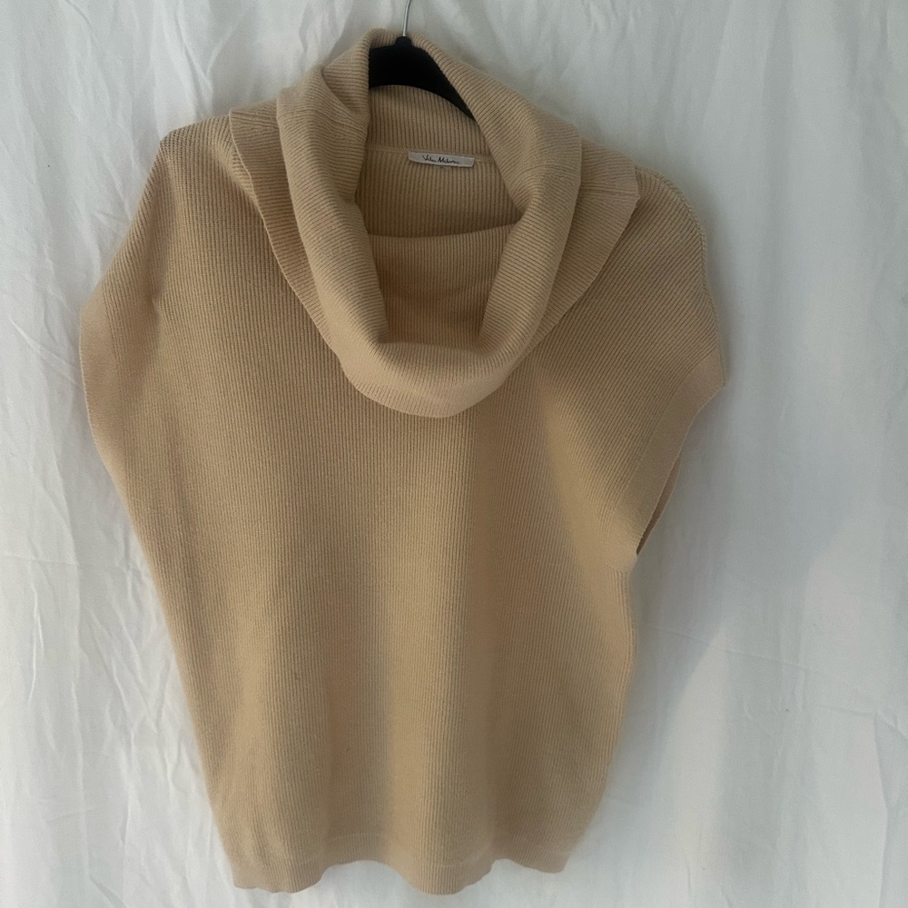 Cozy Cowl Neck Sweater in Soft Beige